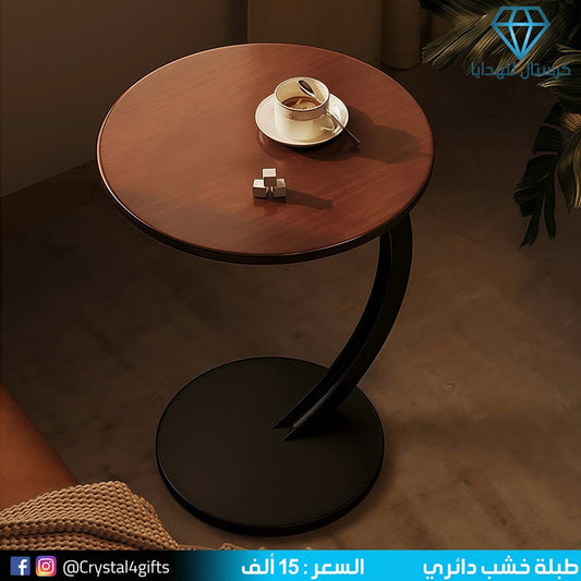 طبلة خشب دائري